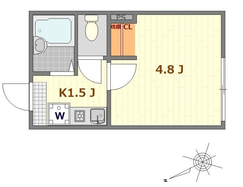 サザンロード江北 202