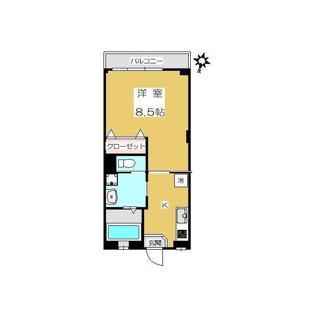 ソレイユ学芸大学 302 間取り図