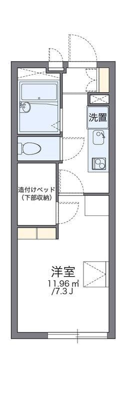 レオパレスKOTOE 304 間取り図