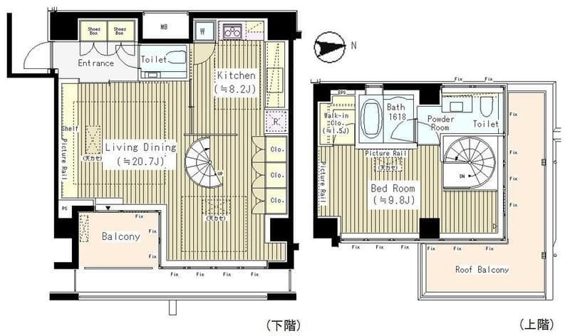 六本木エムケイアートレジデンス 701