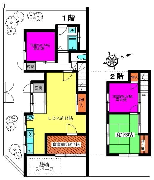 鈴木準貸家 南の写真