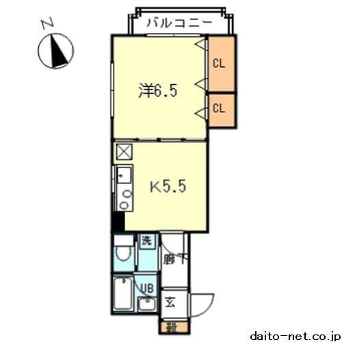 ヴェルテN 201 間取り図