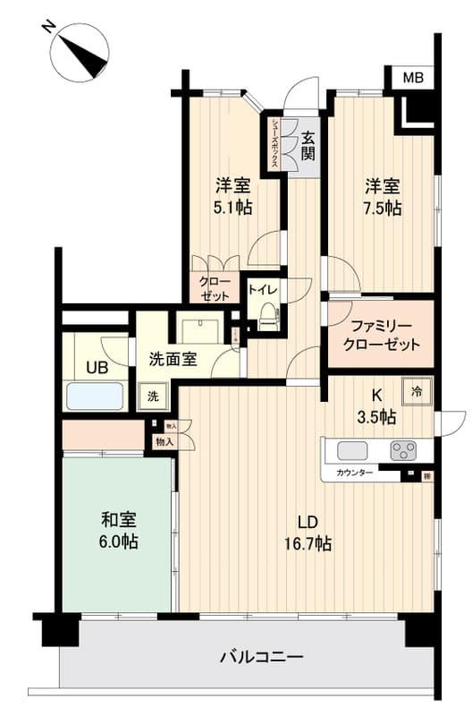 エスティメゾン豊洲レジデンスD 0833 間取り図