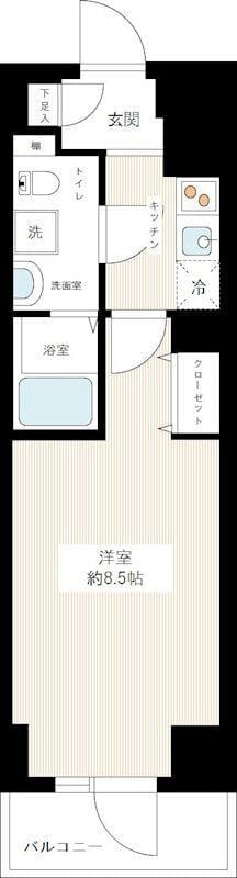 HY’s Durante 102 間取り図