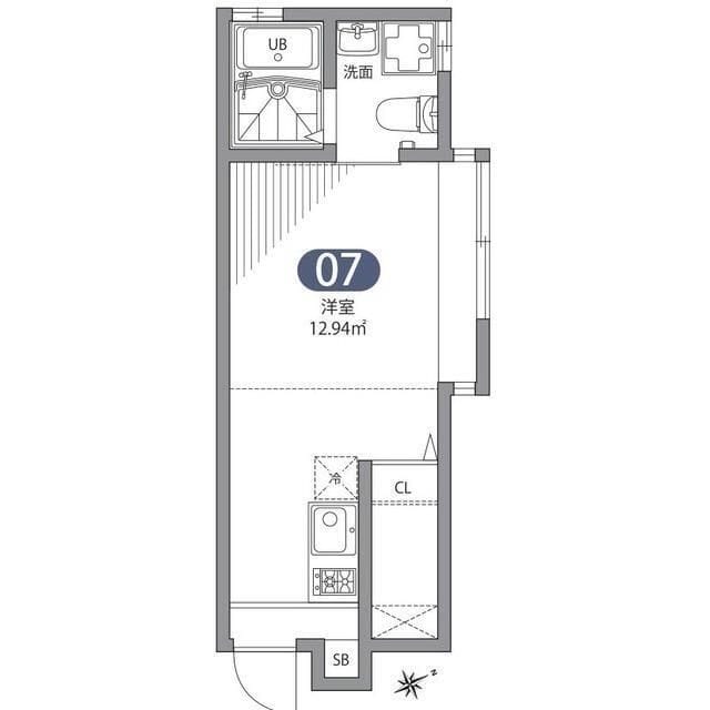グランエッグス中野方南町 07 間取り図