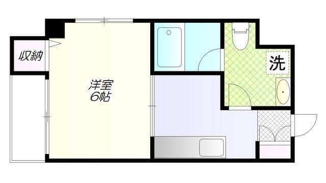 ドルフ東雪谷 202 間取り図