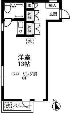 藤マンション 205 間取り図