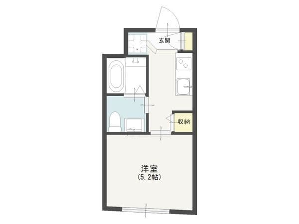 88A1池袋 203 間取り図