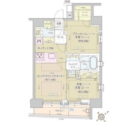 レビスタ白金高輪 1103