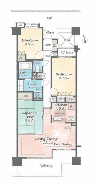ファミールグラン高井戸デュープレックスの写真