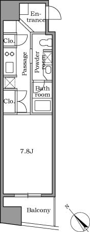 レジディア恵比寿Ⅱ 0204