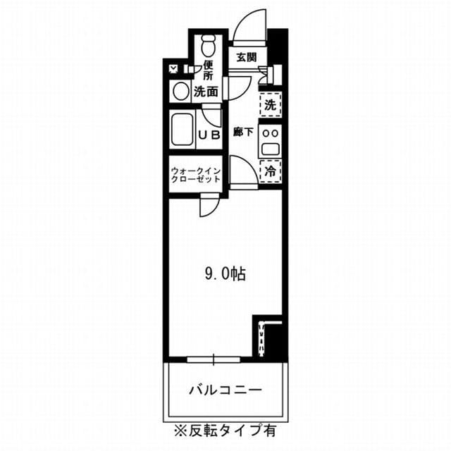 レジディア杉並方南町 0203 間取り図