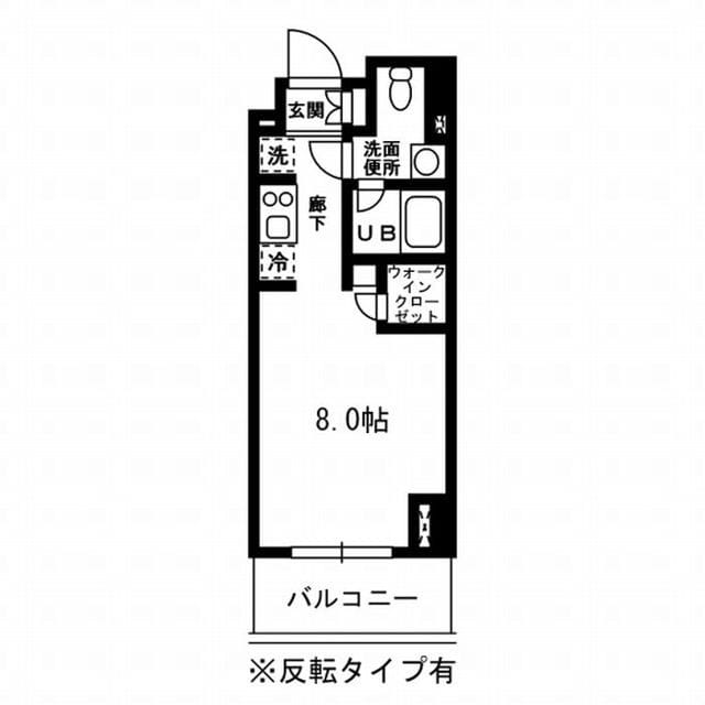 レジディア杉並方南町 0217 間取り図