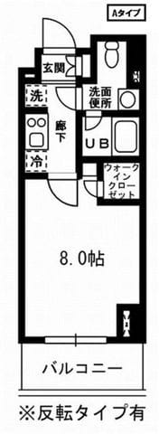 レジディア杉並方南町 0218 間取り図
