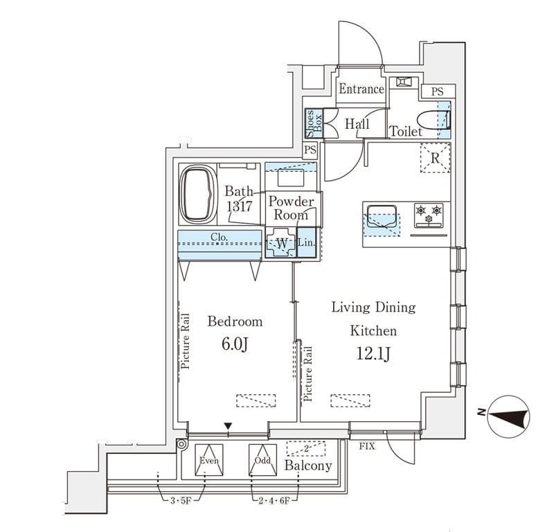 レフィールオーブ麻布仙台坂 403
