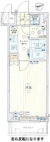 ルーブル下北沢 205 間取り図