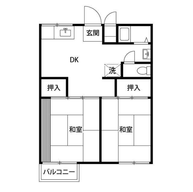 コーポ緑ヶ丘A棟 205