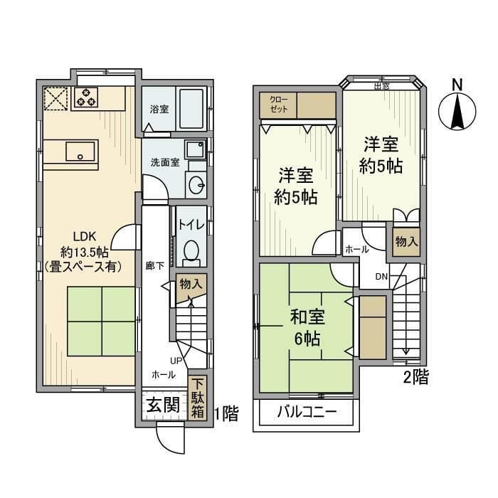 戸塚町戸建 0 間取り図