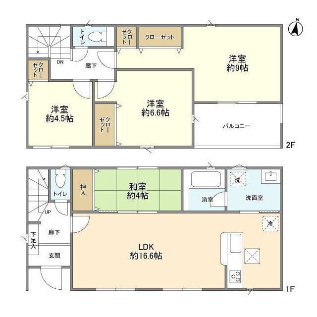 Kolet柏弥生町 18万円/入力なし/なし 間取り図