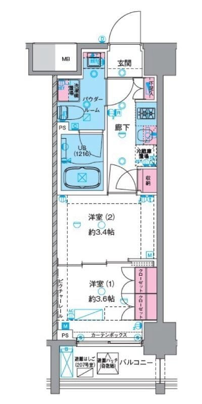 ジェノヴィア浅草Ⅵスカイガーデン 1005
