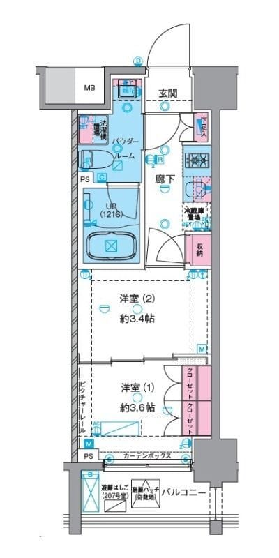 ジェノヴィア浅草Ⅵスカイガーデン 505
