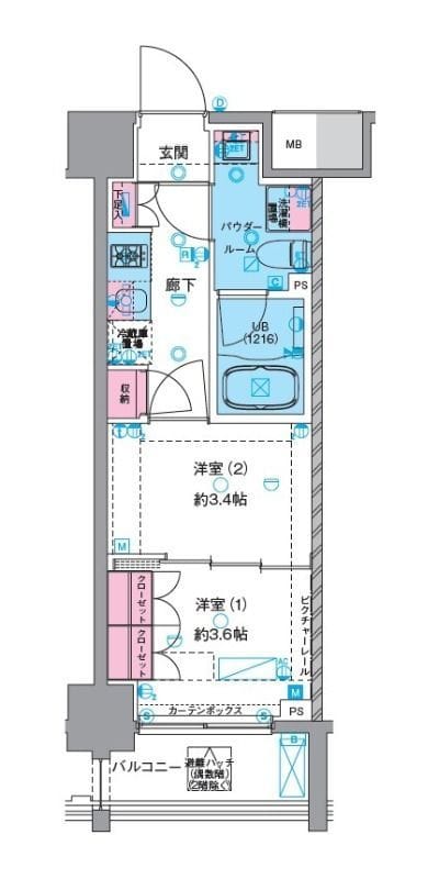 ジェノヴィア浅草Ⅵスカイガーデン 508