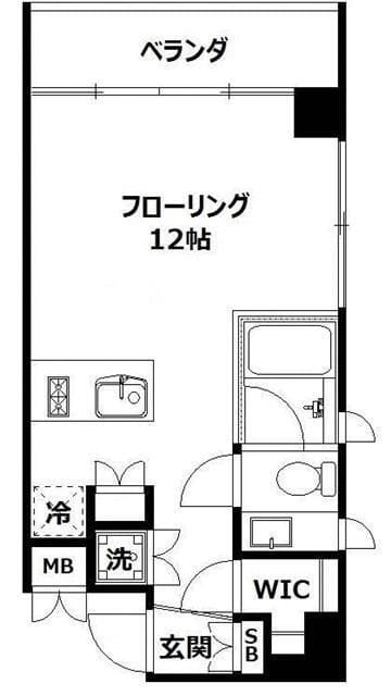 Grace Futaba 402 間取り図