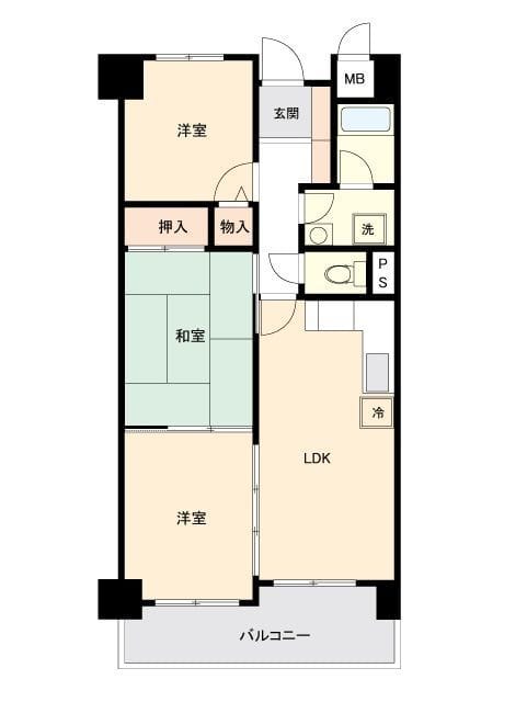 アーバンパーク行徳 0603 間取り図