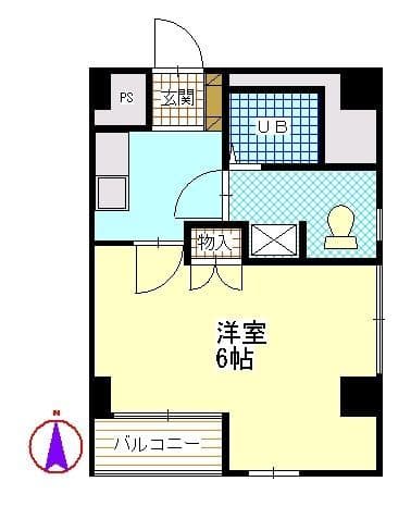 パークヒル6 902 間取り図