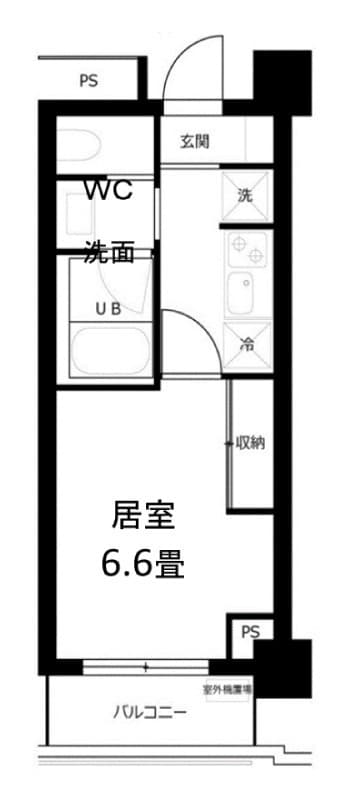 アーツ菊川 201 間取り図
