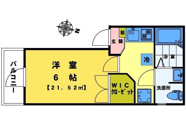 グランシーサー阿佐ヶ谷 302 間取り図