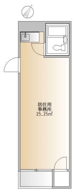 パレドール日本橋第2 703 間取り図