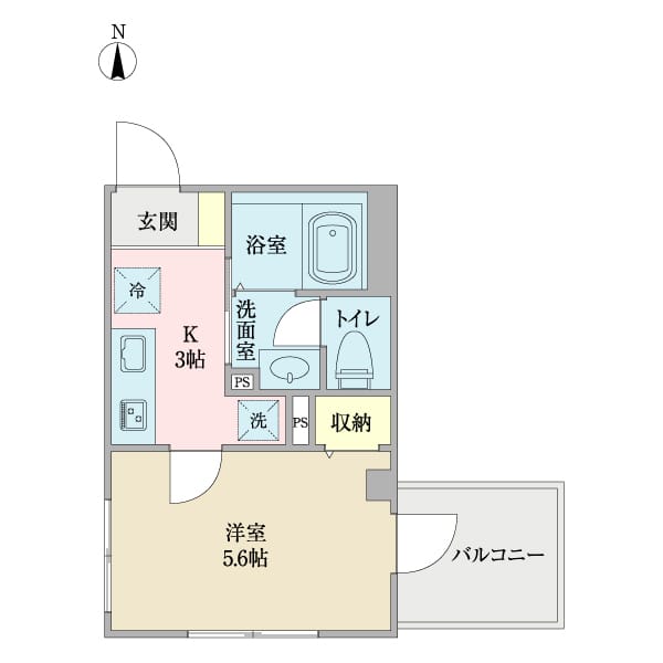 GSカーム北糀谷Ⅲ 302