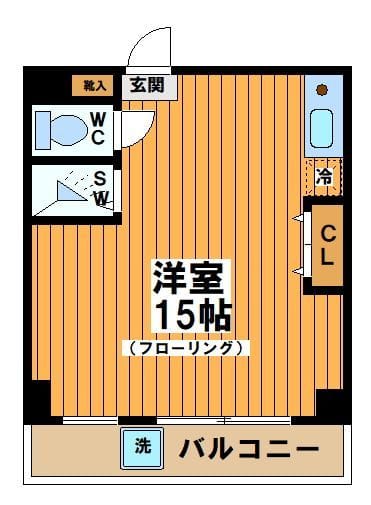 ドムス金城 202 間取り図