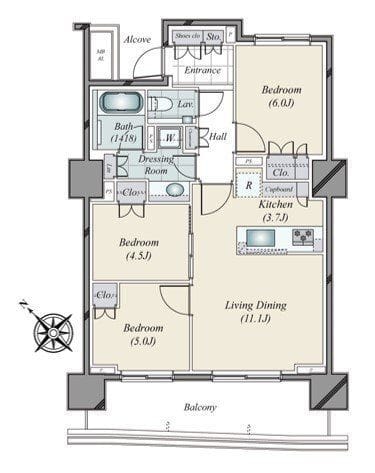 HARUMI FLAG SUN VILLAGE B棟 620