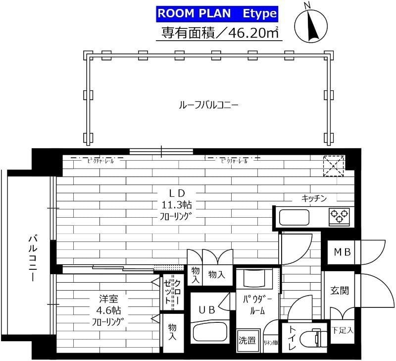 グランドコンシェルジュ新宿北 501 間取り図