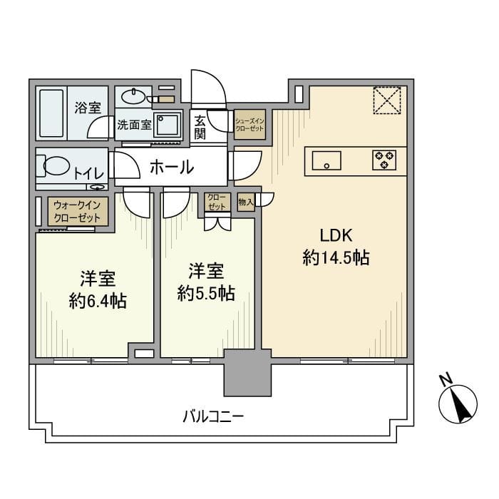 アトラス北千住 0 間取り図