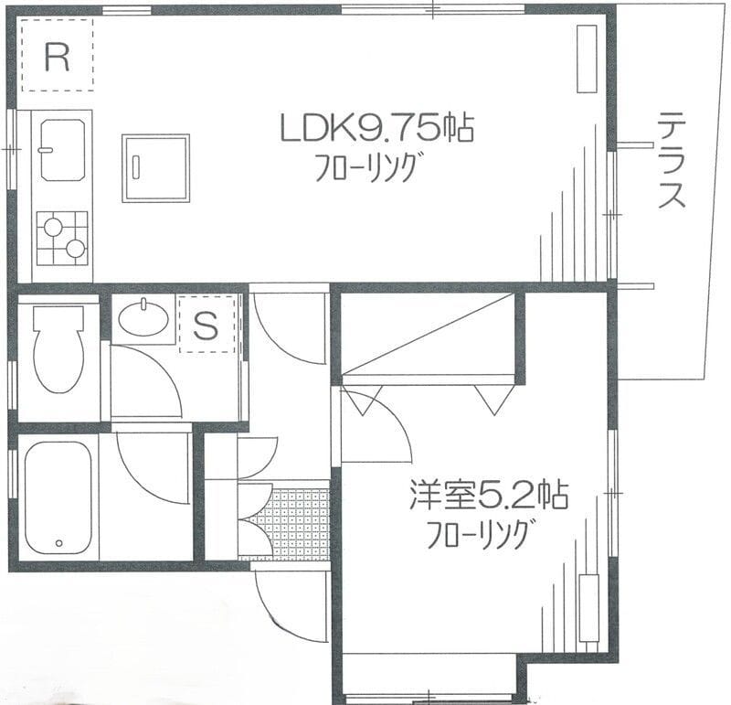 パルコート 101 間取り図