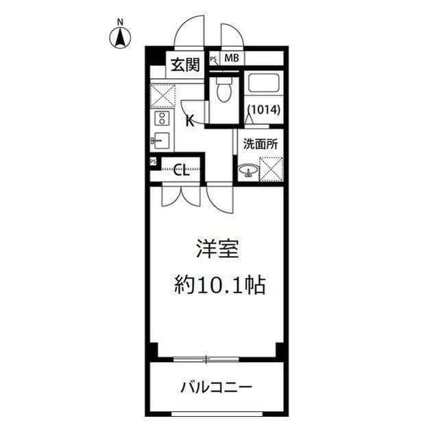 アンプルール フェール Surie 202 間取り図