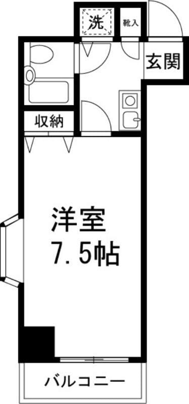 駒込大河原ビル 401 間取り図