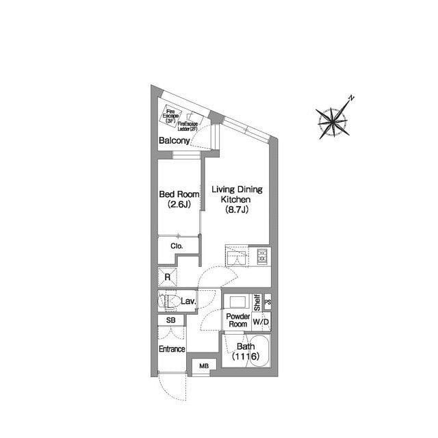 コンフォリア・リヴ渋谷本町 303