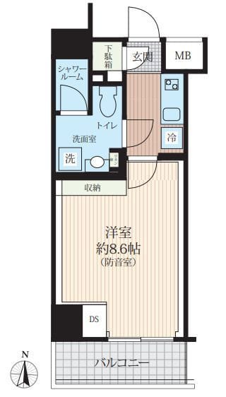 TRACK両国 1001 間取り図