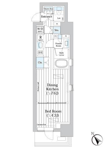 ライオンズフォーシア築地ステーション 605