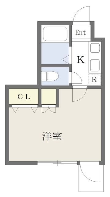 メリス西新宿 102 間取り図