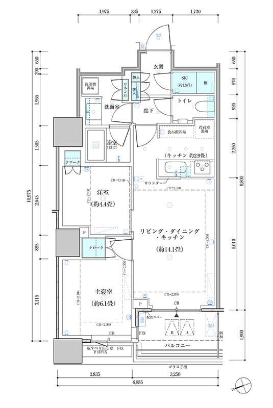パークタワー勝どき サウス棟 1115