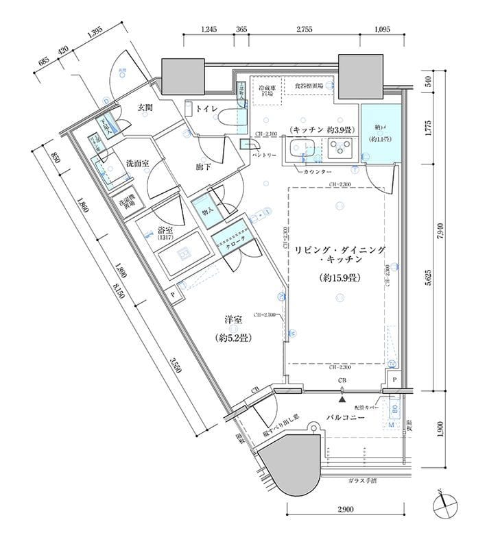 パークタワー勝どき サウス棟 1531