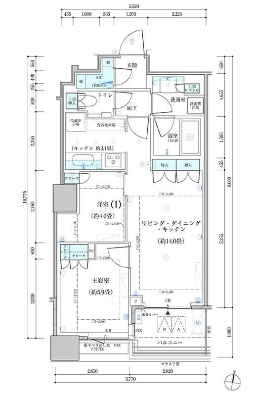 パークタワー勝どき サウス棟 1535