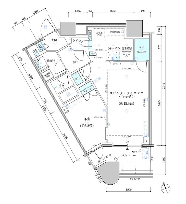 パークタワー勝どき サウス棟 1731