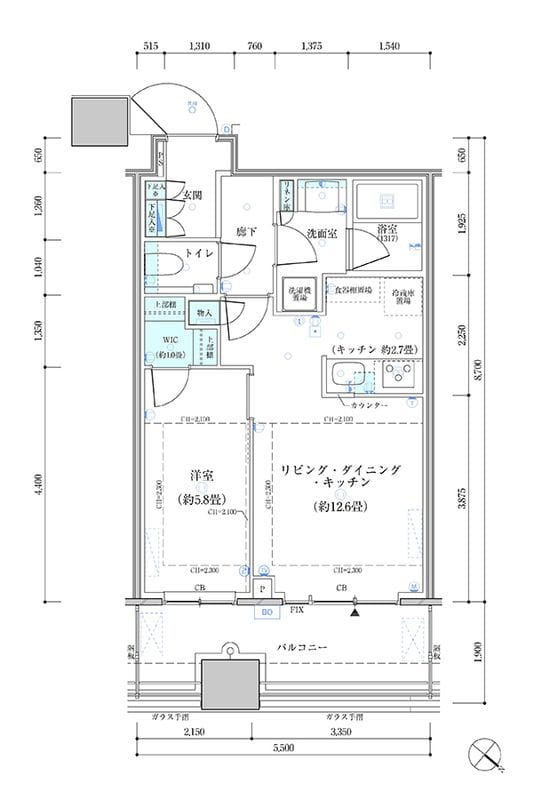 パークタワー勝どき サウス棟 716