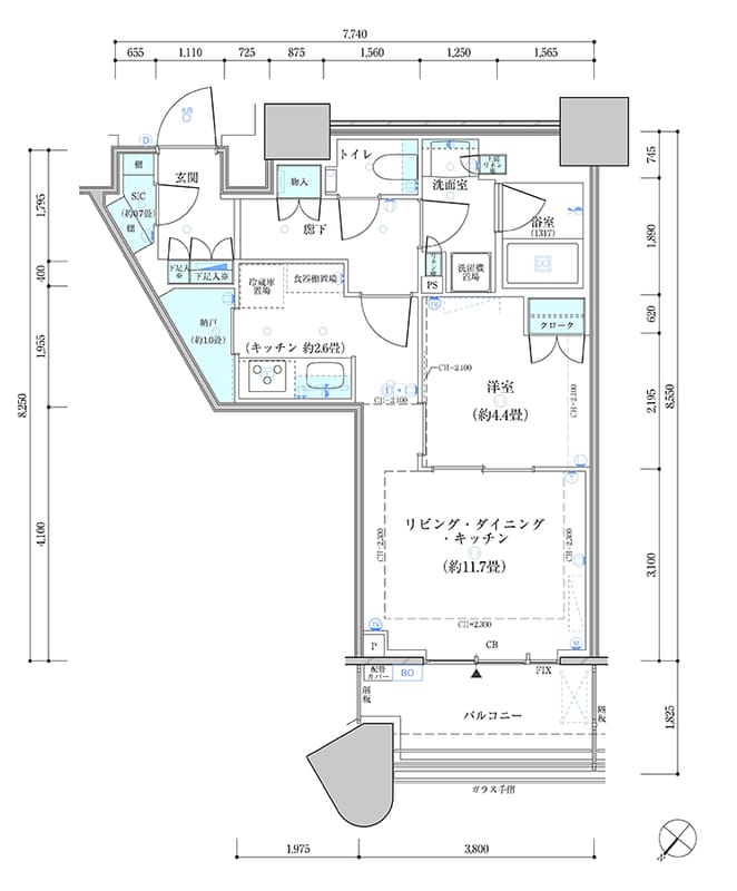 パークタワー勝どき サウス棟 910